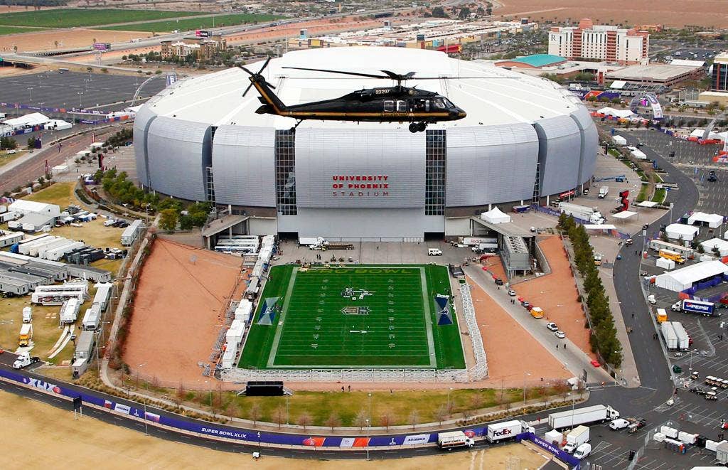 AP Explains Retractable roof and moveable field make Super Bowl